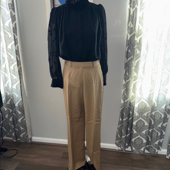Brooks Brothers 100% Wool, Fully Lined Wide Leg Trousers - Picture 1 of 8